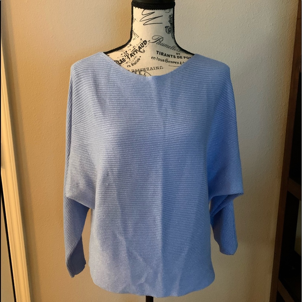 Chico’s sparkled blue sweater
